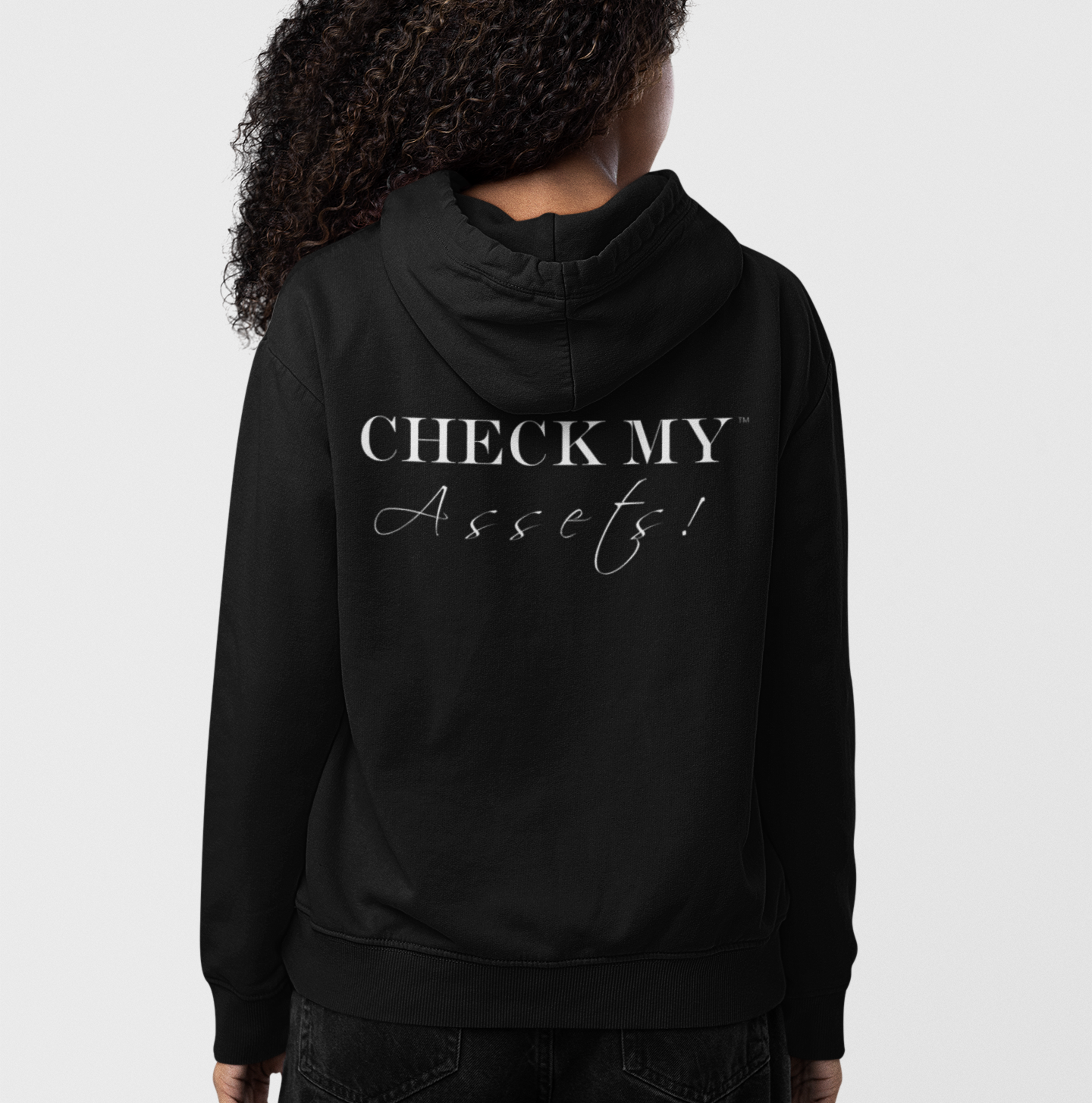 I Look Pretty On Paper Signature Hoodie (Black/White)