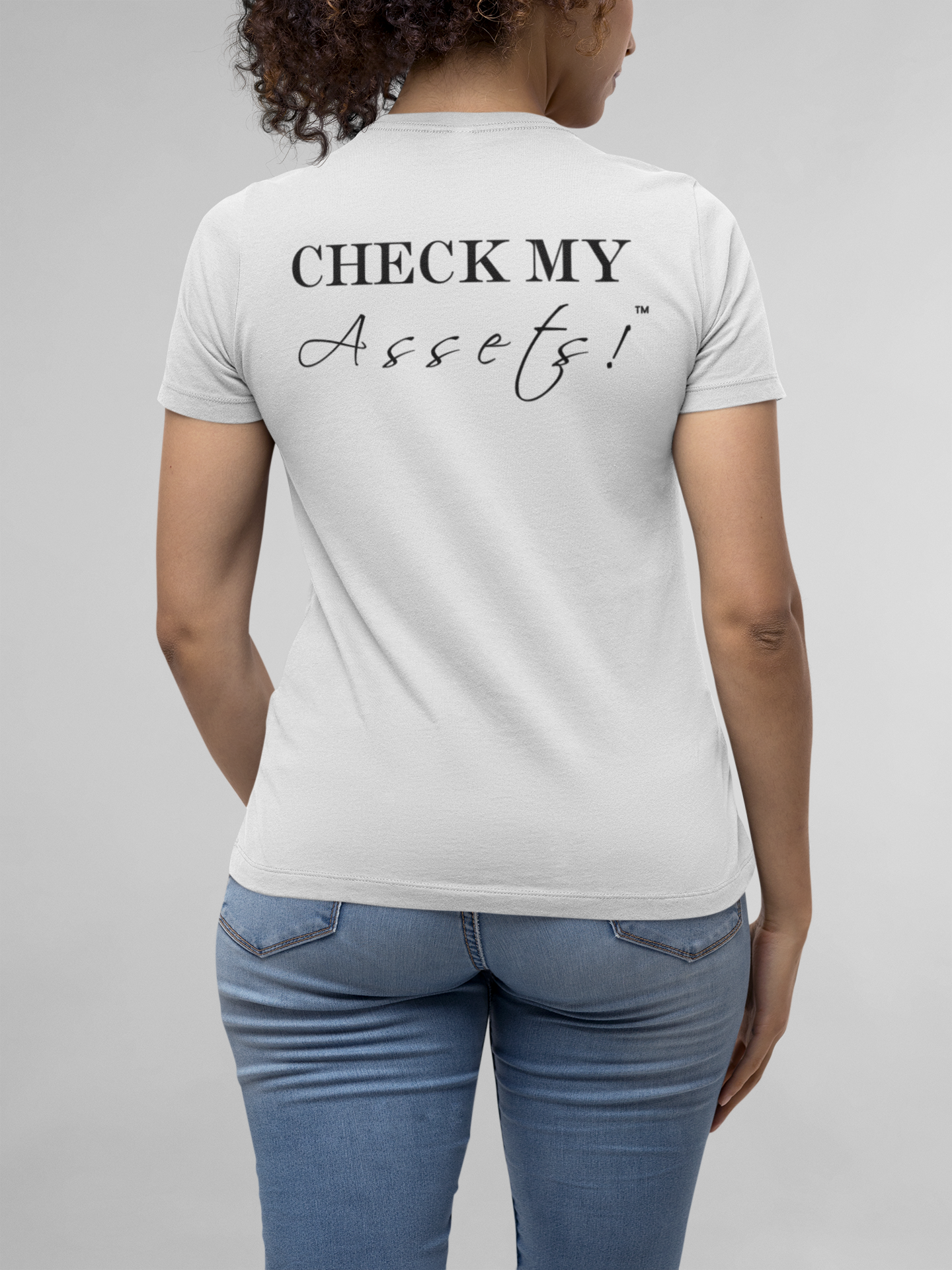 I Look Pretty On Paper Signature Tee - (White/Black)