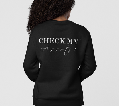 I Look Pretty On Paper Signature Sweatshirt (Black/White)